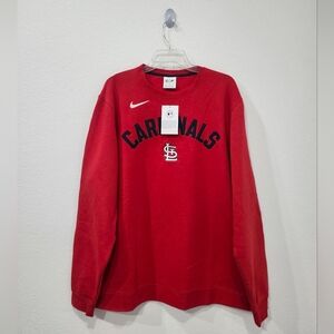 Nike St. Louis Cardinals Classic Fleece Pullover Sweatshirt Men's Size XXL NWT